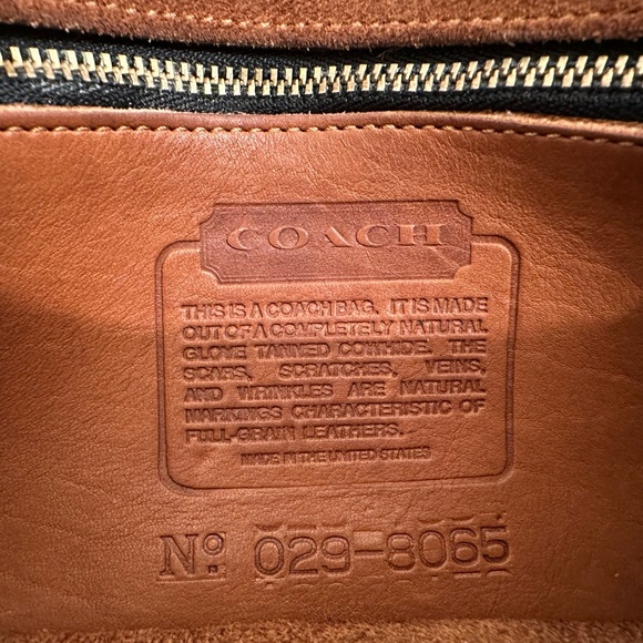 Vintage Coach USA Leather Crossbody Bag | British Tan | Turnlock | - Picture 3 of 15
